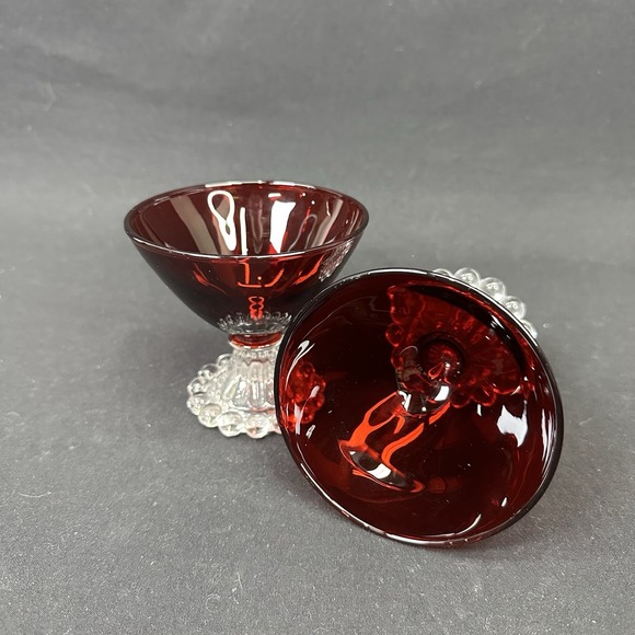 Anchor Hocking Other - Anchor Hocking Berwick‎ "Boopie" Ruby Red Sherbet/Champagne Glass, Set of 4, VTG